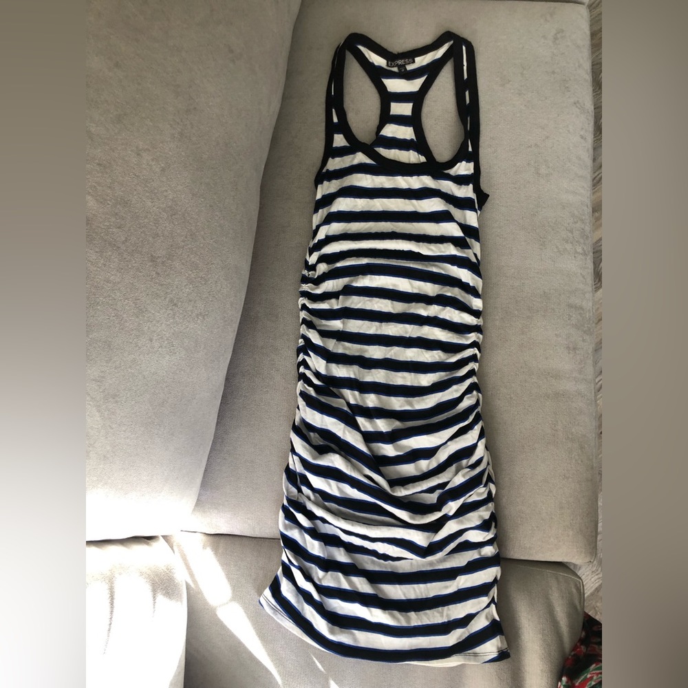 Express Striped Form Fit Dress